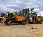 dumper hire trucks for construction sites